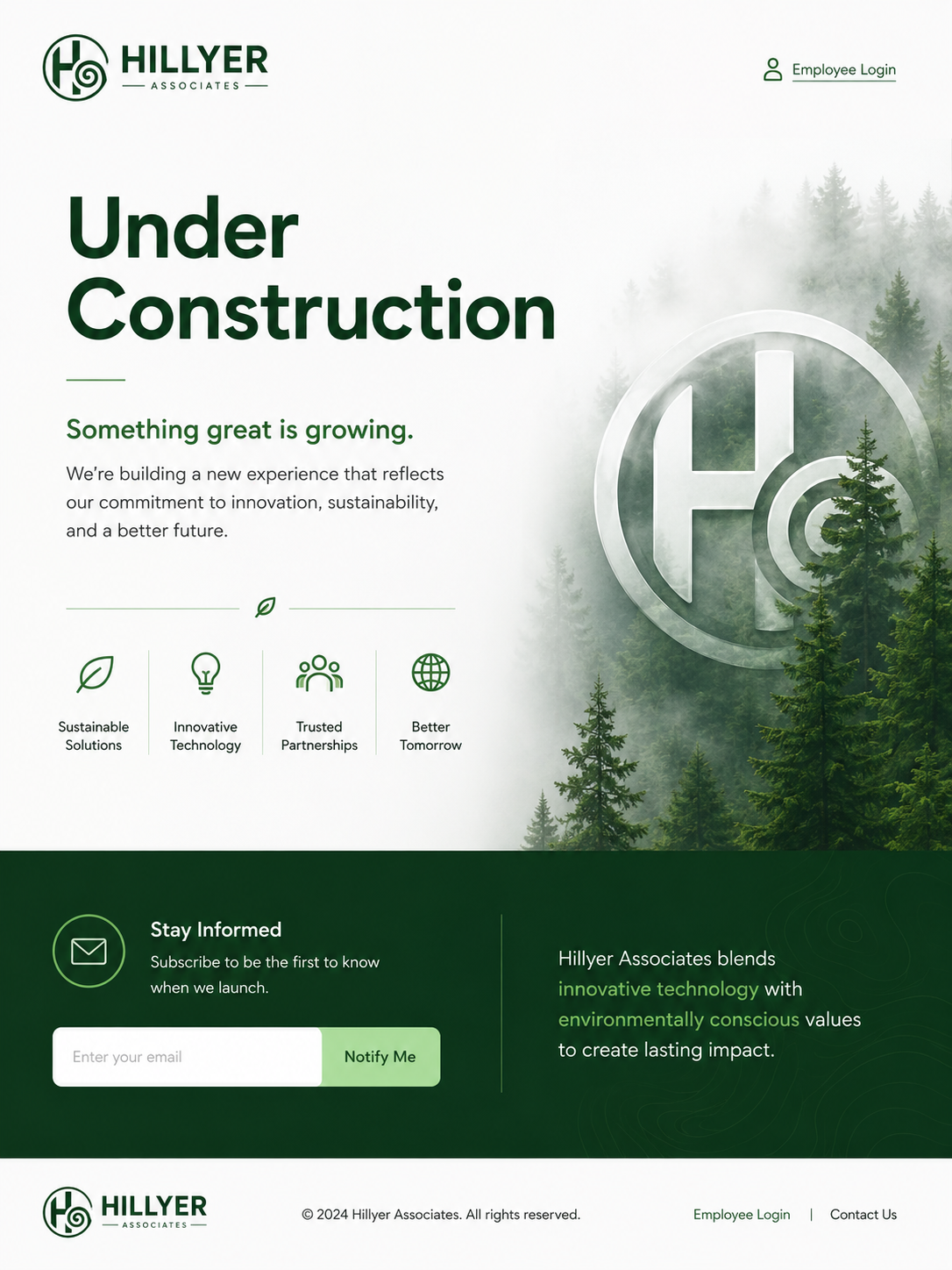 Hillyer Associates — Under Construction. Something great is growing.